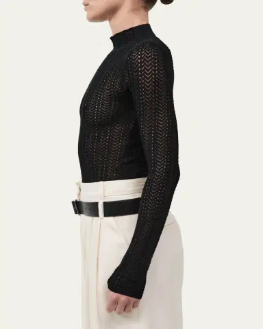 St. Agni Textured Knit Bodysuit | Thumbnail 4