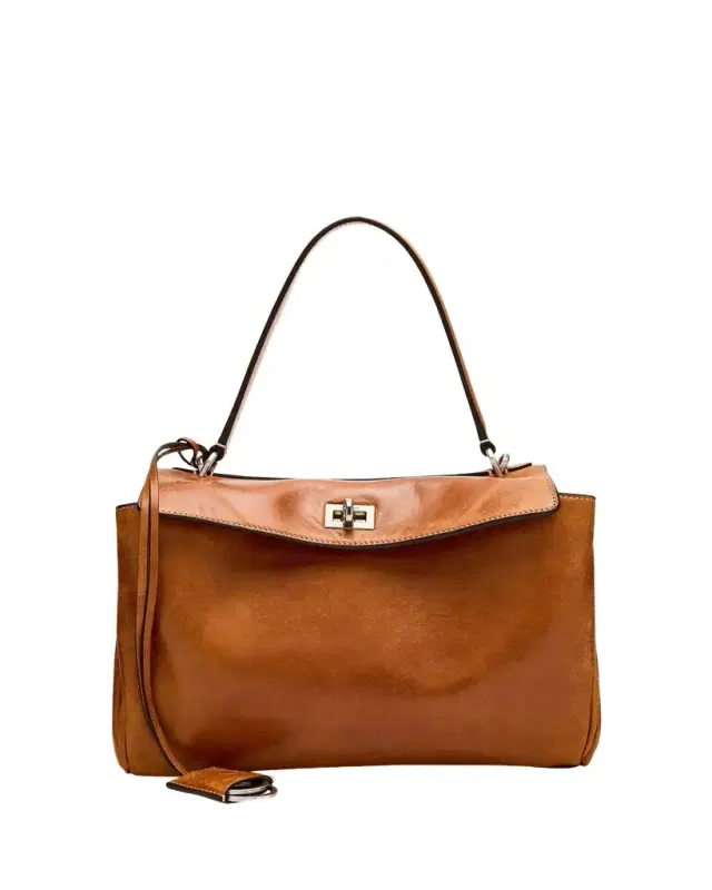 Rodeo Small Leather Top-Handle Bag