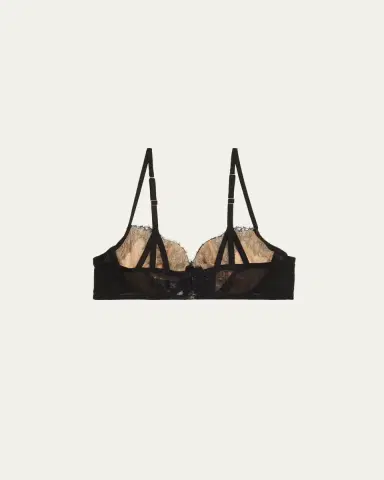 Livy Nuit Blanche Two-Tone Lace Balconette Bra | Thumbnail 2 Livy Nuit Blanche Two-Tone Lace Balconette Bra | Thumbnail 2