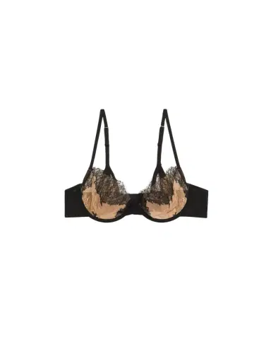 Livy Nuit Blanche Two-Tone Lace Balconette Bra | Thumbnail 1 Livy Nuit Blanche Two-Tone Lace Balconette Bra | Thumbnail 1