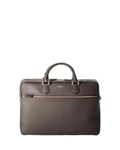 Serapian Men's Cachemire Leather Briefcase | Thumbnail 1