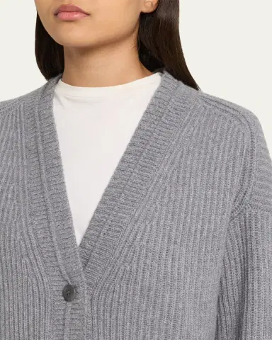 TWP Ribbed Cashmere Cardigan | Thumbnail 5