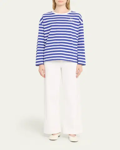Marc Jacobs Daisy Striped Long-Sleeve T-Shirt | Thumbnail 2 Marc Jacobs Daisy Striped Long-Sleeve T-Shirt | Thumbnail 2