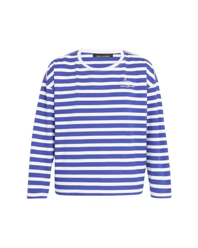 Marc Jacobs Daisy Striped Long-Sleeve T-Shirt