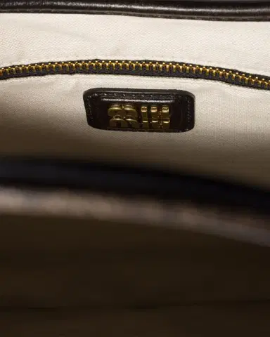 Miu Miu Ivy Aged Nappa Leather Tote Bag | Thumbnail 3