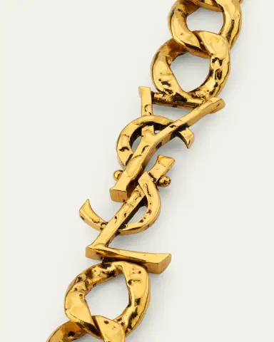 Saint Laurent YSL Curb Link Bracelet | Thumbnail 3