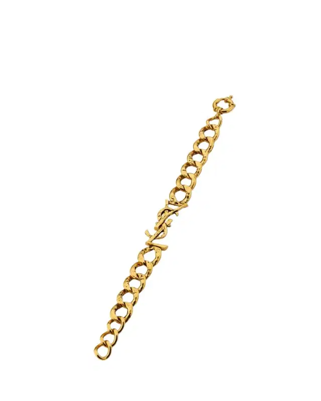 Saint Laurent YSL Curb Link Bracelet