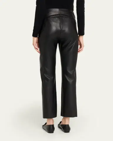 Wolford Edie Cropped Vegan Leather Forming Trousers | Thumbnail 3 Wolford Edie Cropped Vegan Leather Forming Trousers | Thumbnail 3