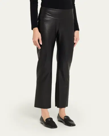 Wolford Edie Cropped Vegan Leather Forming Trousers | Thumbnail 4 Wolford Edie Cropped Vegan Leather Forming Trousers | Thumbnail 4
