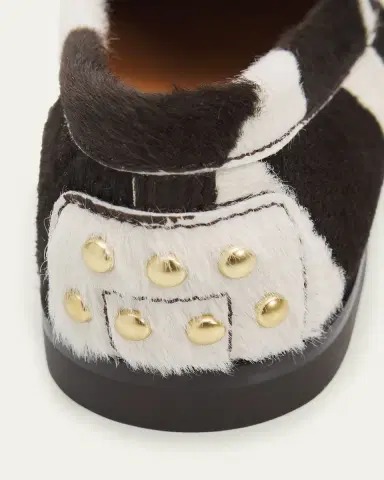 Tod's Metal Dots Zebra-Printed Calf Hair Loafers | Thumbnail 5 Tod's Metal Dots Zebra-Printed Calf Hair Loafers | Thumbnail 5