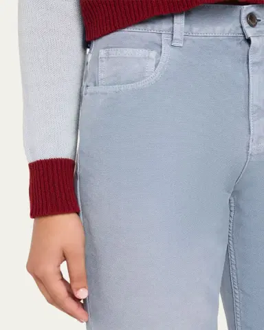 Marni Compact Cotton Canvas Straight-Leg Crop Pants | Thumbnail 5 Marni Compact Cotton Canvas Straight-Leg Crop Pants | Thumbnail 5