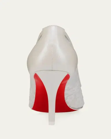 Christian Louboutin 80mm Miss Z Floral Mesh Pumps | Thumbnail 4