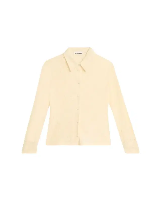 Openwork Cotton Knit Shirt