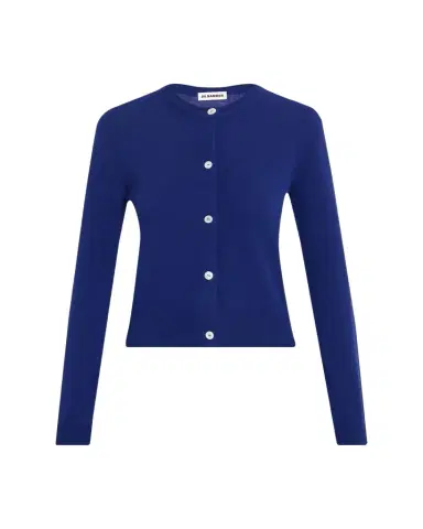 Jil Sander Wool Crewneck Cardigan | Thumbnail 1