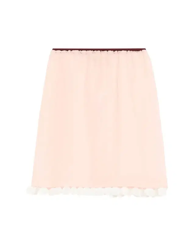 Dot Sequined Knee-Length Slip Skirt