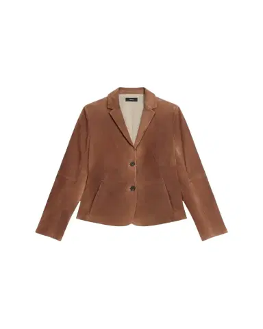 Theory Shaped Suede Blazer | Thumbnail 1 Theory Shaped Suede Blazer | Thumbnail 1