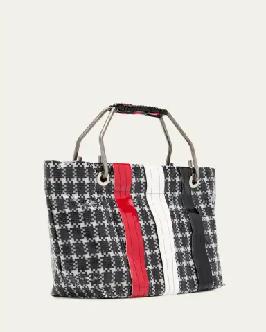 Plan C Small Woven Shopping Tote Bag | Thumbnail 3 Plan C Small Woven Shopping Tote Bag | Thumbnail 3