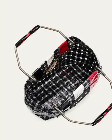 Plan C Small Woven Shopping Tote Bag | Thumbnail 4 Plan C Small Woven Shopping Tote Bag | Thumbnail 4