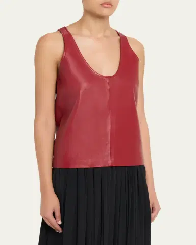 AEXAE Leather Tank Top | Thumbnail 4 AEXAE Leather Tank Top | Thumbnail 4