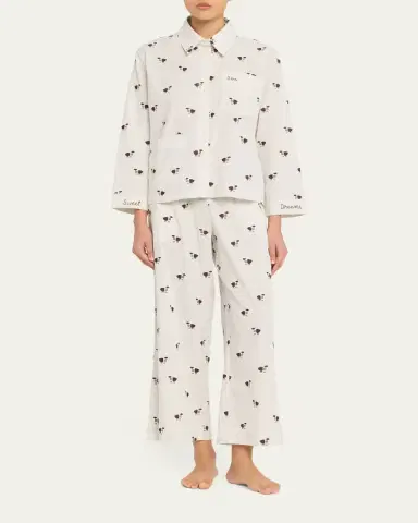 Sea Ruthie Embroidered Sleepwear Set | Thumbnail 2 Sea Ruthie Embroidered Sleepwear Set | Thumbnail 2