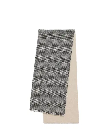 Alonpi Reversible Cashmere Check Scarf | Thumbnail 1