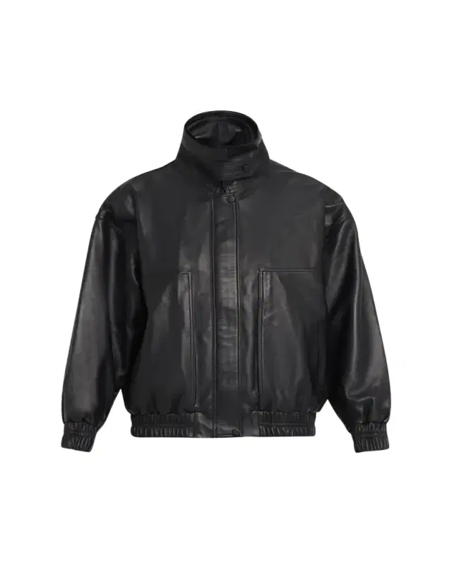 Leather Double-Collar Jacket