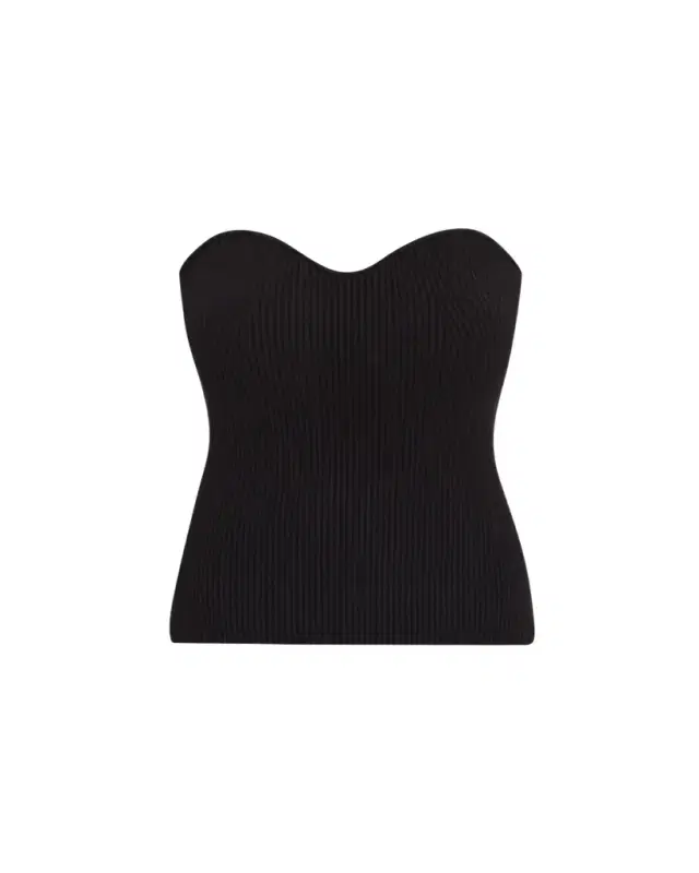 Strapless Knit Top