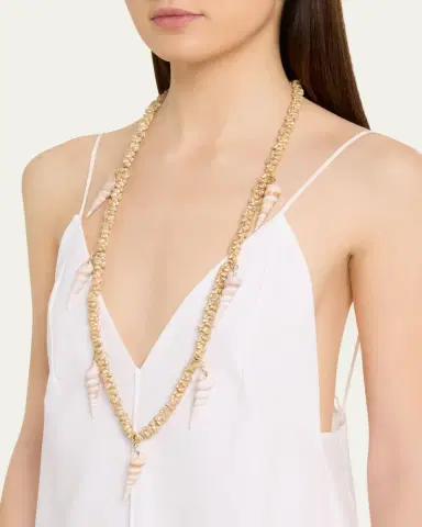 Valentino Garavani Jardin Aquatique Shell Necklace | Thumbnail 2 Valentino Garavani Jardin Aquatique Shell Necklace | Thumbnail 2