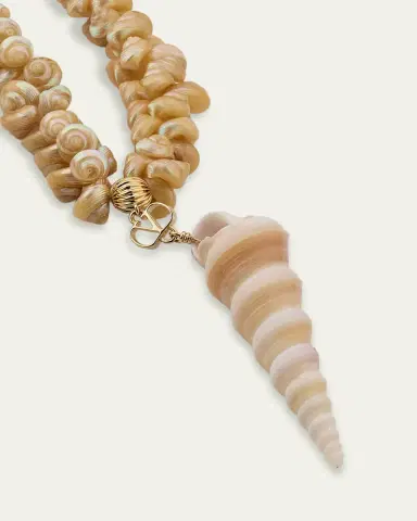 Valentino Garavani Jardin Aquatique Shell Necklace | Thumbnail 3 Valentino Garavani Jardin Aquatique Shell Necklace | Thumbnail 3