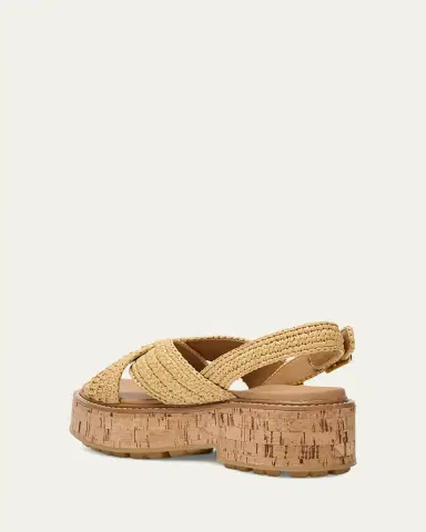 Prada Evolve Crochet and Leather Sandals | Thumbnail 2 Prada Evolve Crochet and Leather Sandals | Thumbnail 2
