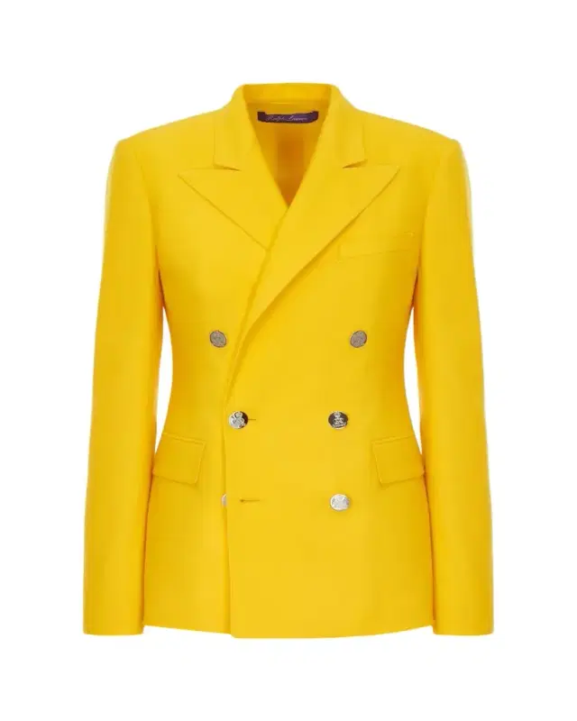 Double-Breasted Cashmere Blazer