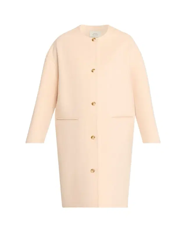 Kerry Single-Breasted Wool-Cashmere Oval Coat