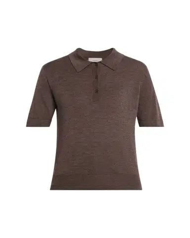 Loulou de Saison Migo Fine Cashmere Polo Sweater | Thumbnail 1 Loulou de Saison Migo Fine Cashmere Polo Sweater | Thumbnail 1