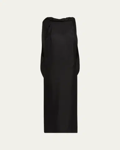 Loulou de Saison Susan Twisted Satin Dress | Thumbnail 2 Loulou de Saison Susan Twisted Satin Dress | Thumbnail 2