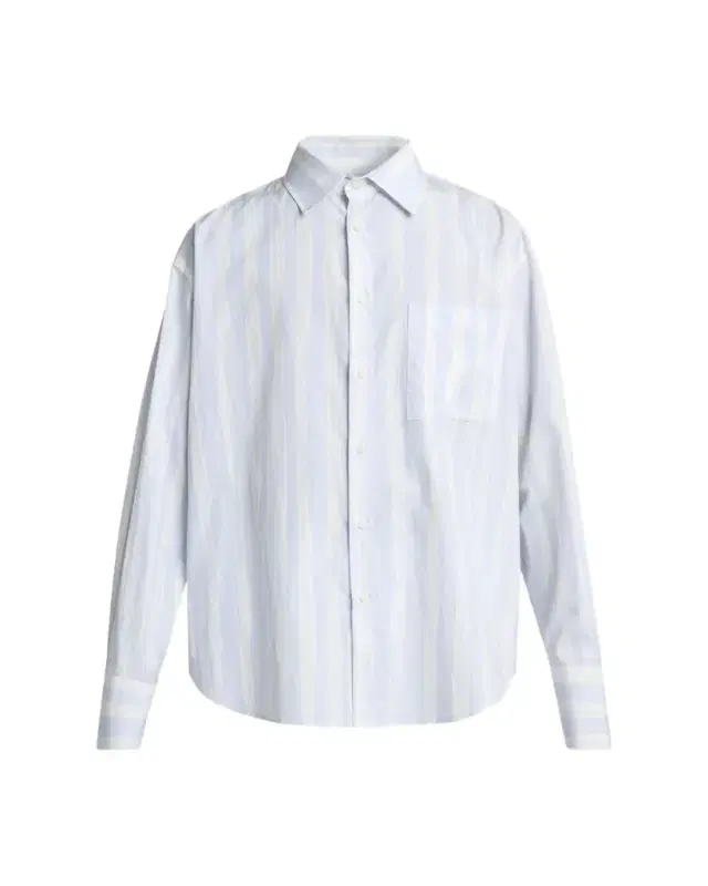 Men's Candy Stripe Relaxed Cotton Button-Down Shirt