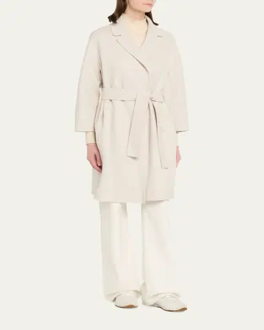 Max Mara Arona Wool Wrap Coat | Thumbnail 3