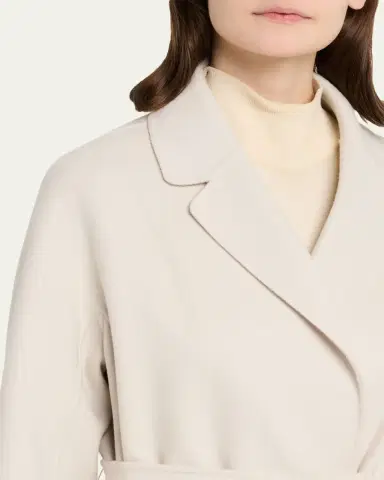 Max Mara Arona Wool Wrap Coat | Thumbnail 4