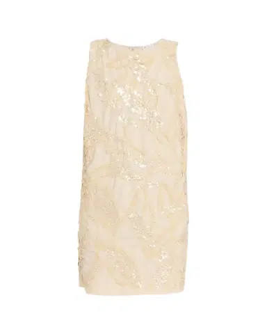 Brunello Cucinelli Dazzling Seabed Embroidered Techno Cotton Mini Dress | Thumbnail 1 Brunello Cucinelli Dazzling Seabed Embroidered Techno Cotton Mini Dress | Thumbnail 1