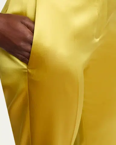 Valentino Garavani High-Rise Satin Straight-Leg Trousers | Thumbnail 5