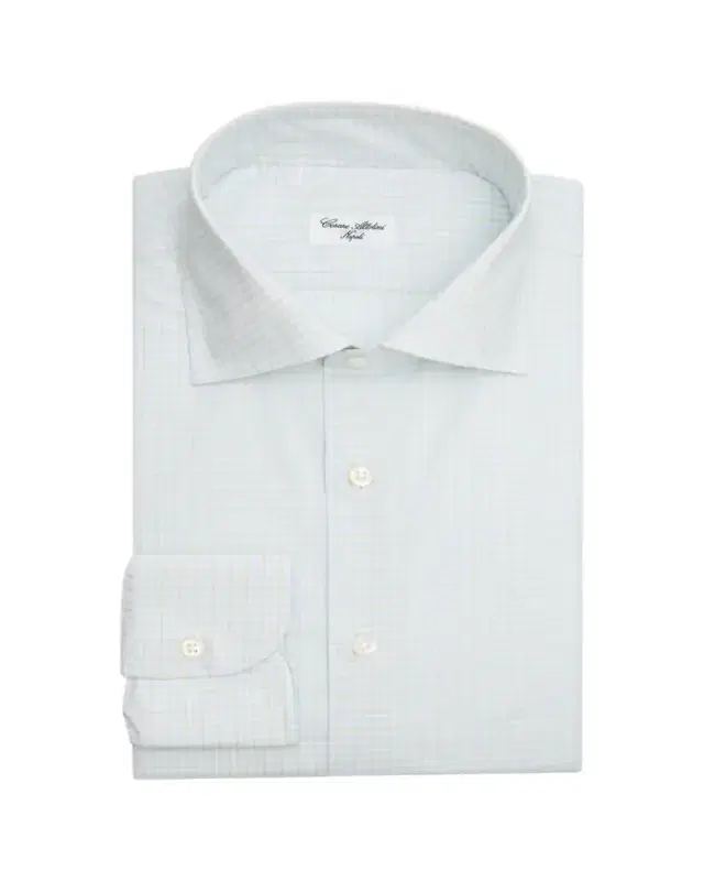Men's Micro-Gingham Cotton Dress Shirt