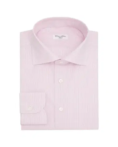 Cesare Attolini Men's Micro-Plaid Cotton Dress Shirt | Thumbnail 1