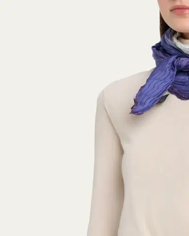 Giorgio Armani Pleated Silk Stole | Thumbnail 3 Giorgio Armani Pleated Silk Stole | Thumbnail 3