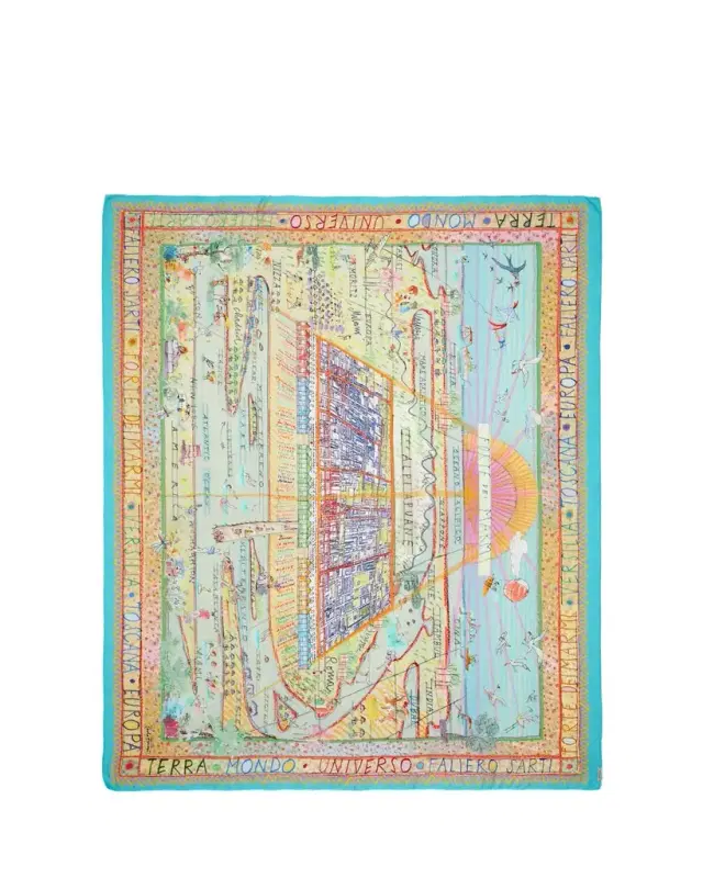 Faliero Sarti x Paolo Fiumi Forte dei Marmi Scarf