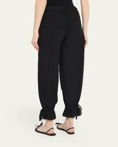 Ciao Lucia Pauli Silk Embroidered Pants | Thumbnail 3 Ciao Lucia Pauli Silk Embroidered Pants | Thumbnail 3