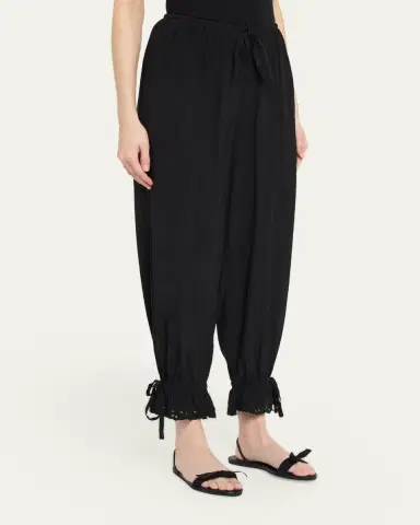 Ciao Lucia Pauli Silk Embroidered Pants | Thumbnail 4 Ciao Lucia Pauli Silk Embroidered Pants | Thumbnail 4