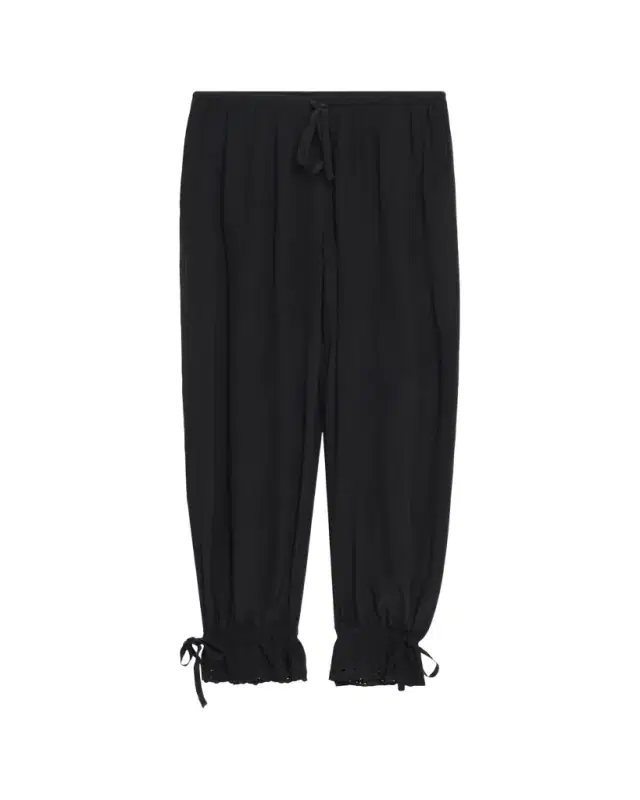 Pauli Silk Embroidered Pants