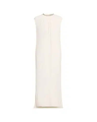 Lanvin Embroidered Charmeuse Dress | Thumbnail 1 Lanvin Embroidered Charmeuse Dress | Thumbnail 1