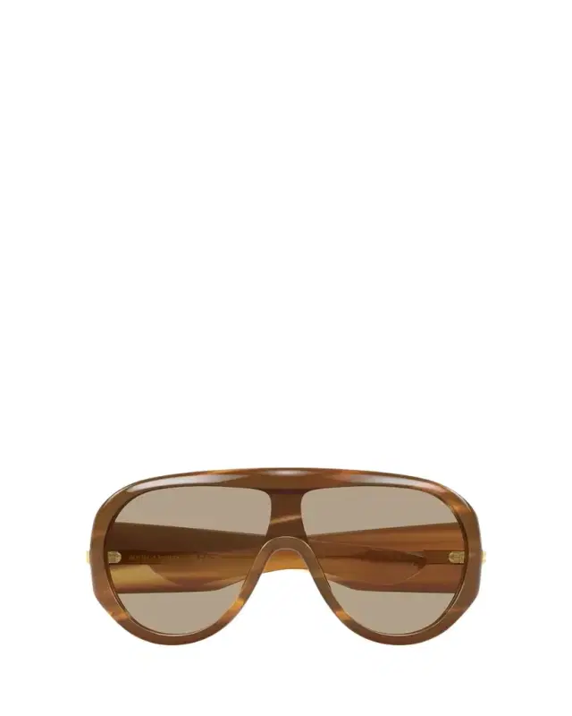 Bottega Veneta 99mm Acetate & Nylon Shield Sunglasses