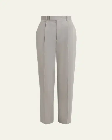 Jil Sander Pleated Cotton Straight-Leg Pants | Thumbnail 6