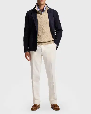 Ralph Lauren Purple Label Hand-Tailored Suede Sport Coat | Thumbnail 6